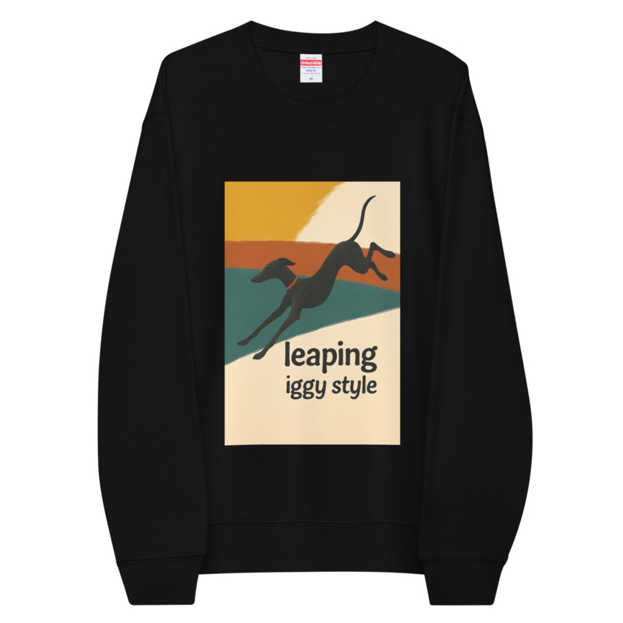 Leaping ユニセックス クルーネック 裏毛スウェット A0270