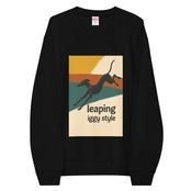 Leaping ユニセックス クルーネック 裏毛スウェット A0270