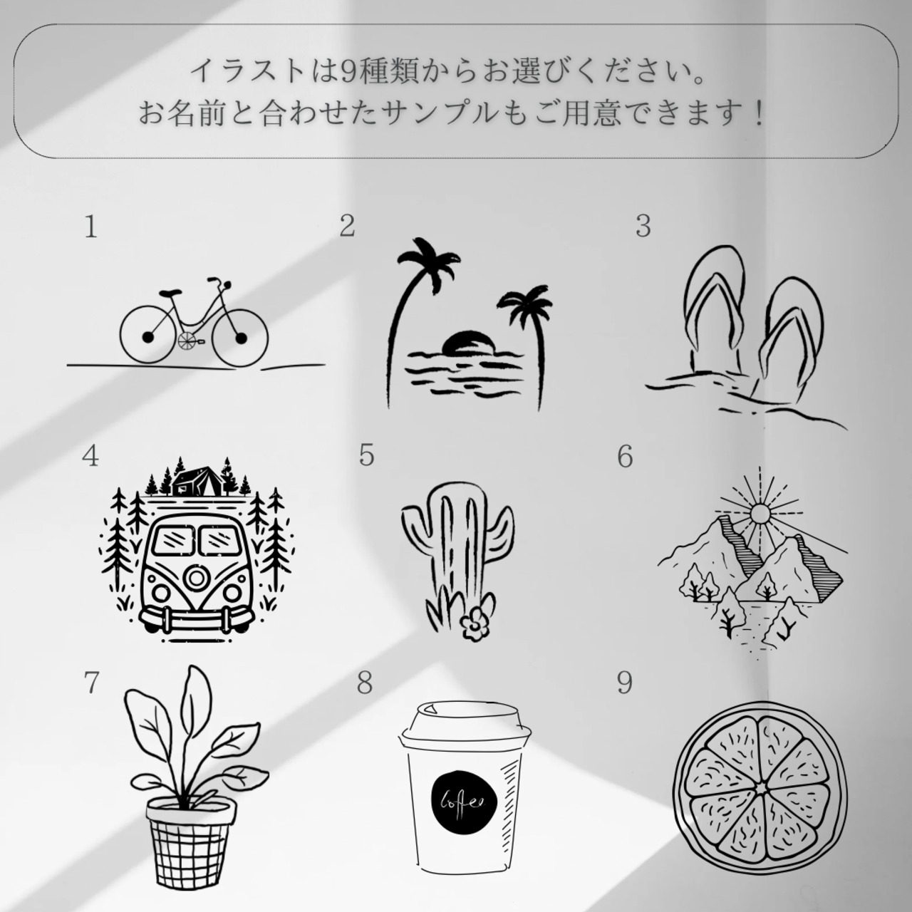 wooden name tag┃名入れ&送料無料