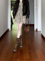 ニュアンス柄ワンピース_157747