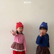 韓国子供服 / 26Autumn / 〖取寄〗Hans / ピンフリルT / キッズ服 / ジュニア服 *XS~JM*