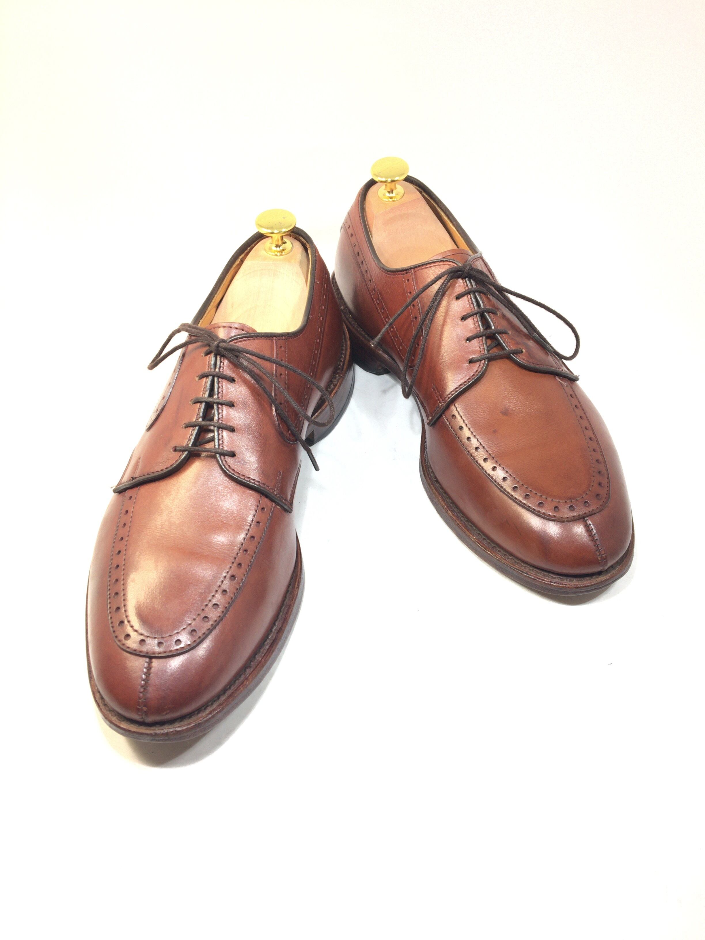 アレン エドモンズ／Allen Edmonds シューズ ビジネスシューズ 靴 ビジネス メンズ 男性 男性用レザー 革 本革 ブラウン 茶  Bradley ブラッドリー Vチップ レザーソール グッドイヤーウェルト製法 Uチップ