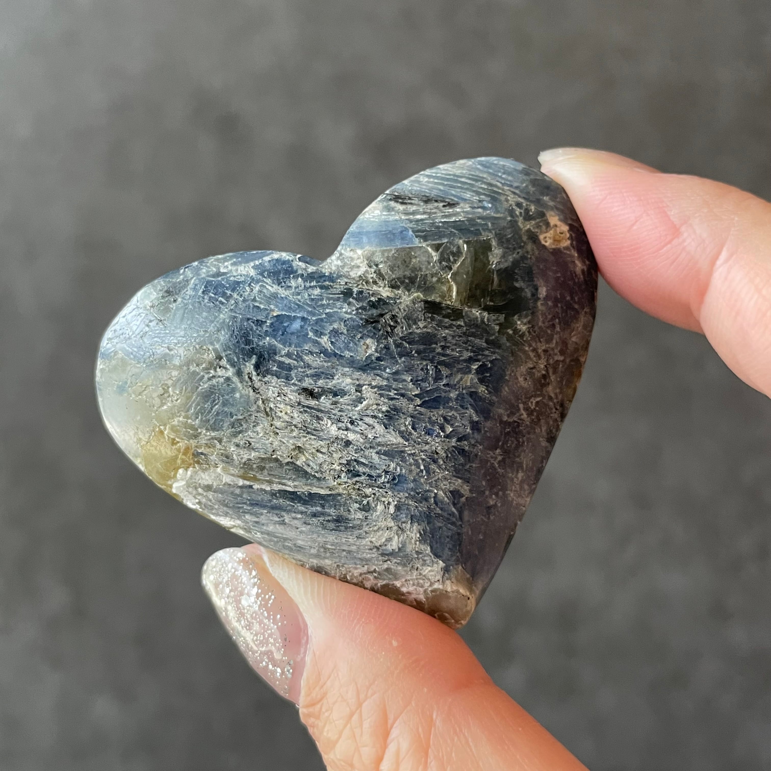 Kyanite カイヤナイト|heart ハート②|天然石 パワーストーン 鉱物 gem stone