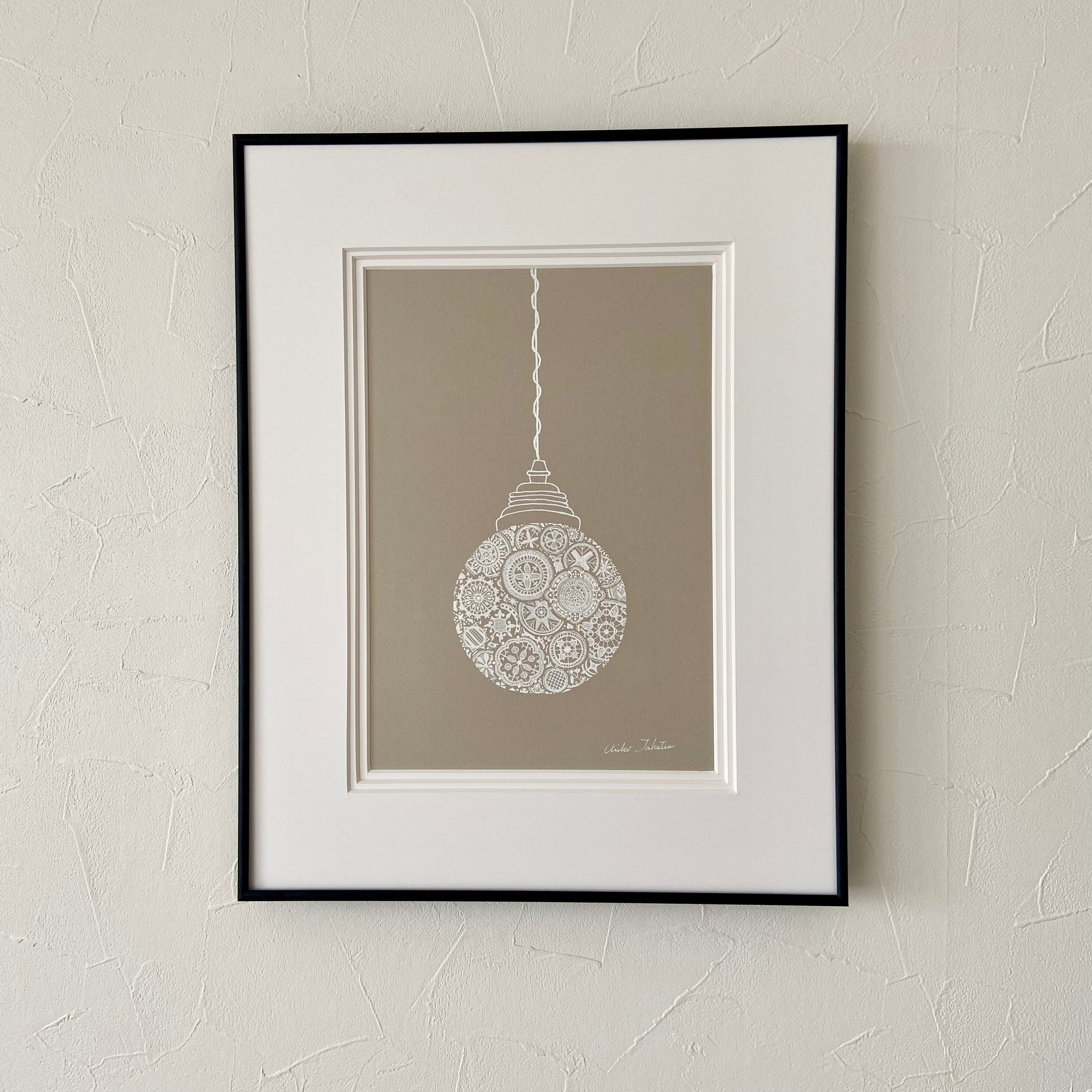 優しい灯りのアート1