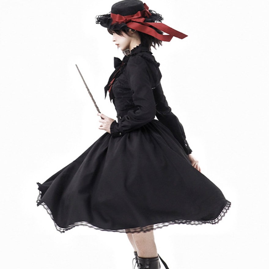 ゴスロリ通販 With U ファッション ゴスロリ 魔法使い風 ロング