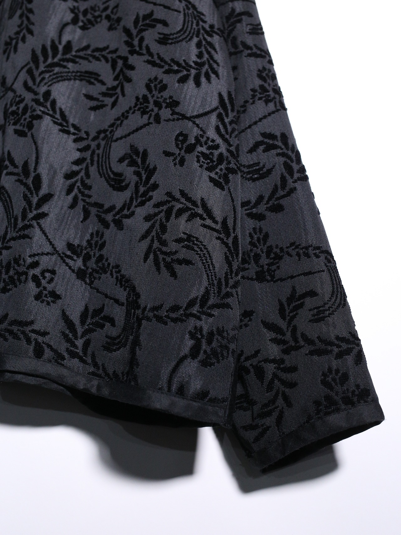 ”幾何学×花” 2way reversible glitter jacquard jacket - 17