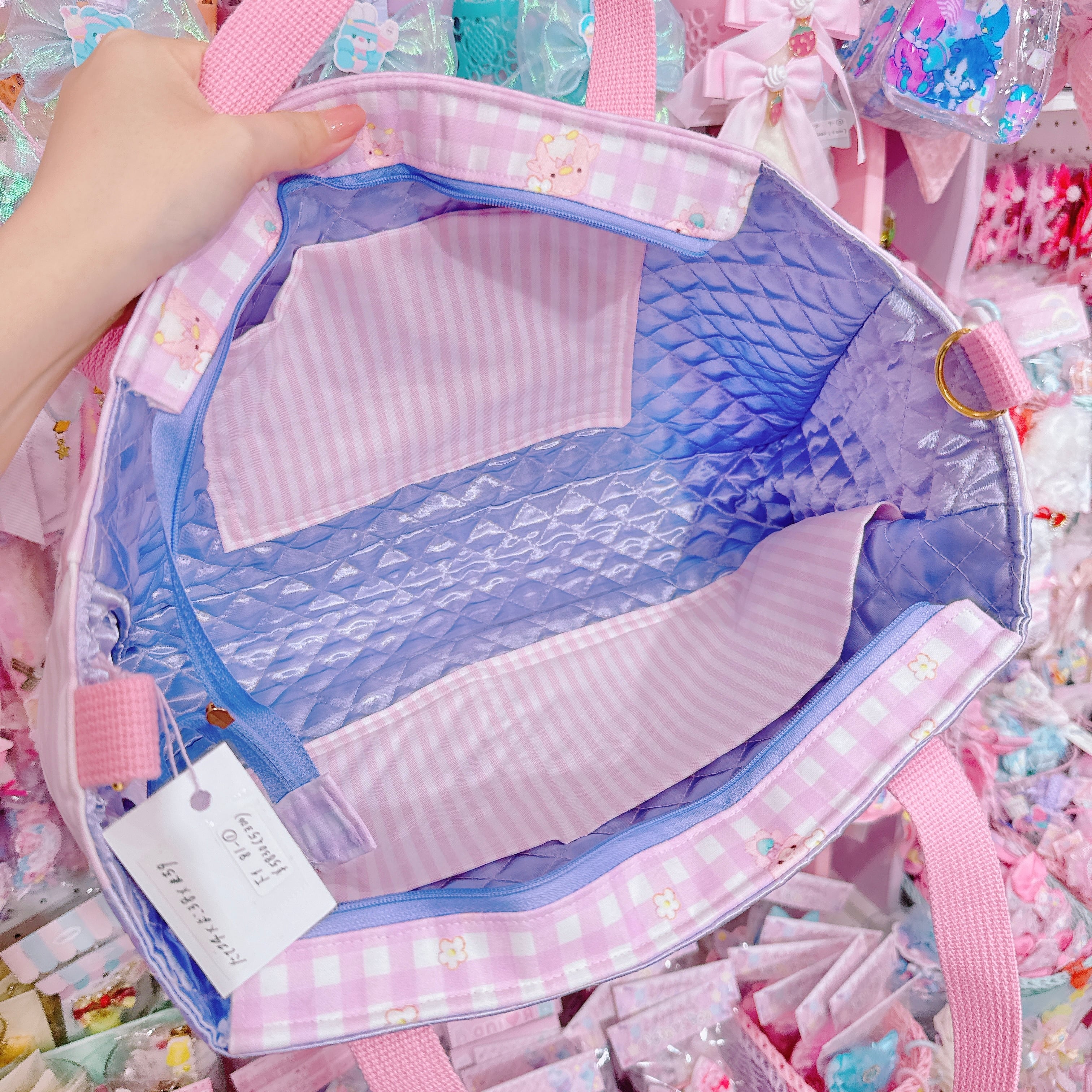 【F1】81-1マチあり2wayぬいぐるみトートバッグ（ショルダーひも別売）