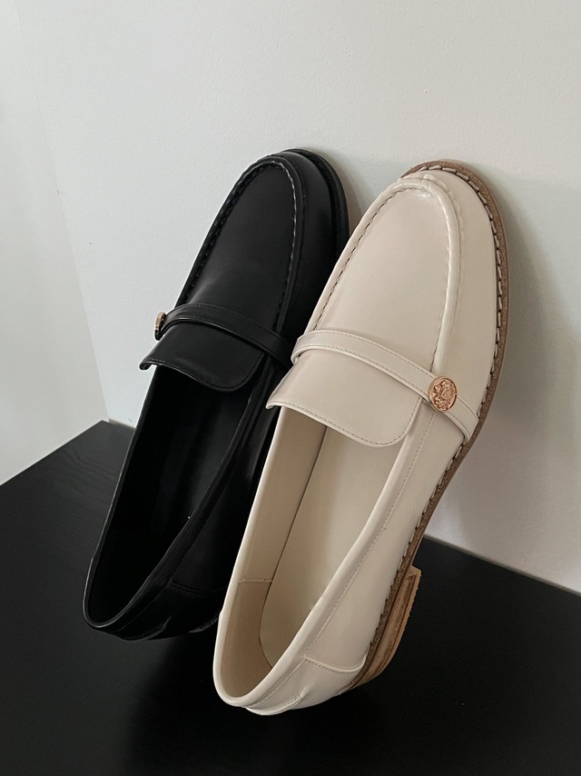 loyal loafer shoes / 2color