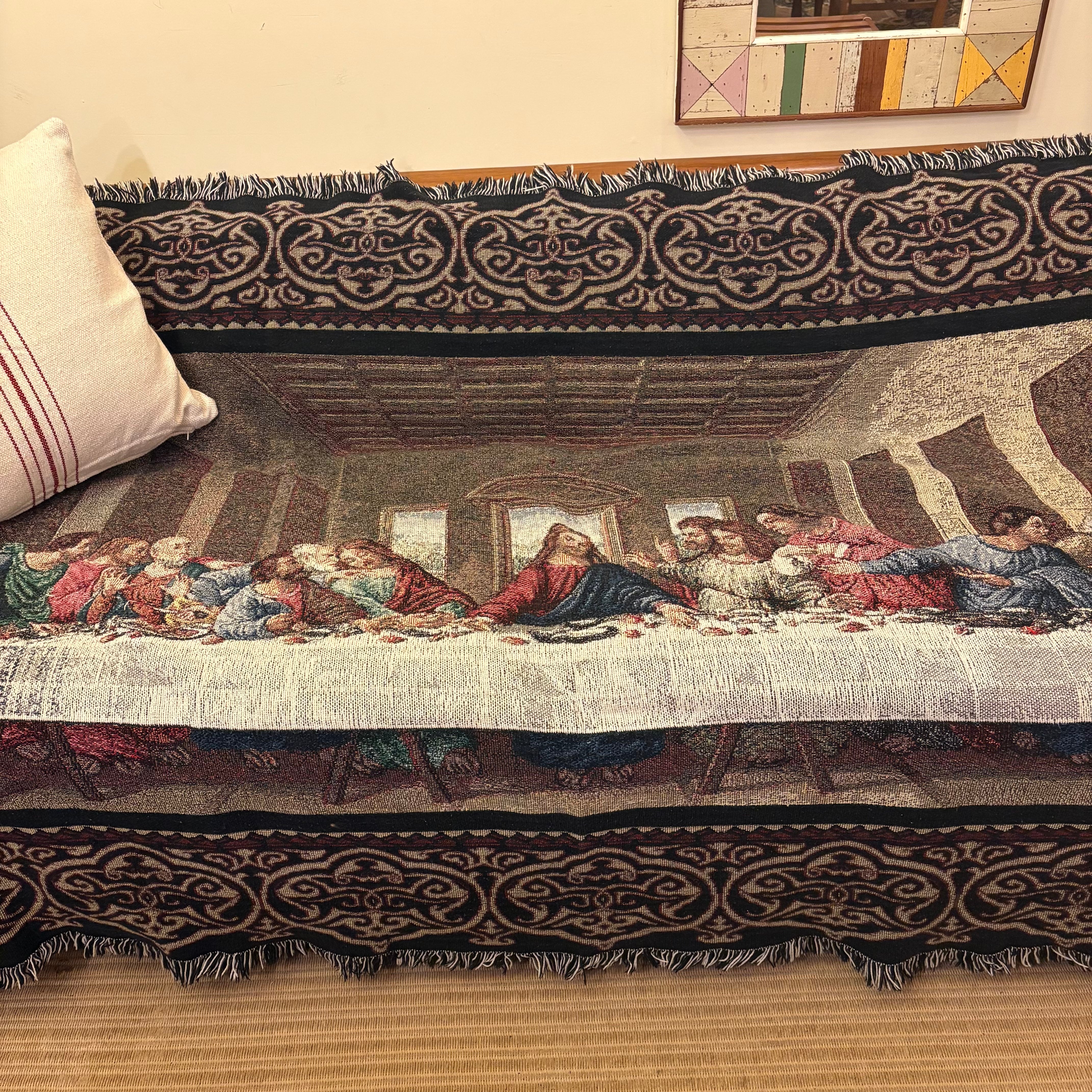 Cotton Blanket Multi Cover (The Last Supper) | atelier nui