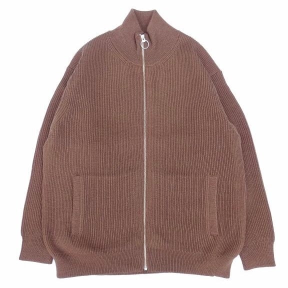 VINCENT ET MIREILLE (ヴァンソンエミレイユ) FULL ZIP SWEATER ブロンド