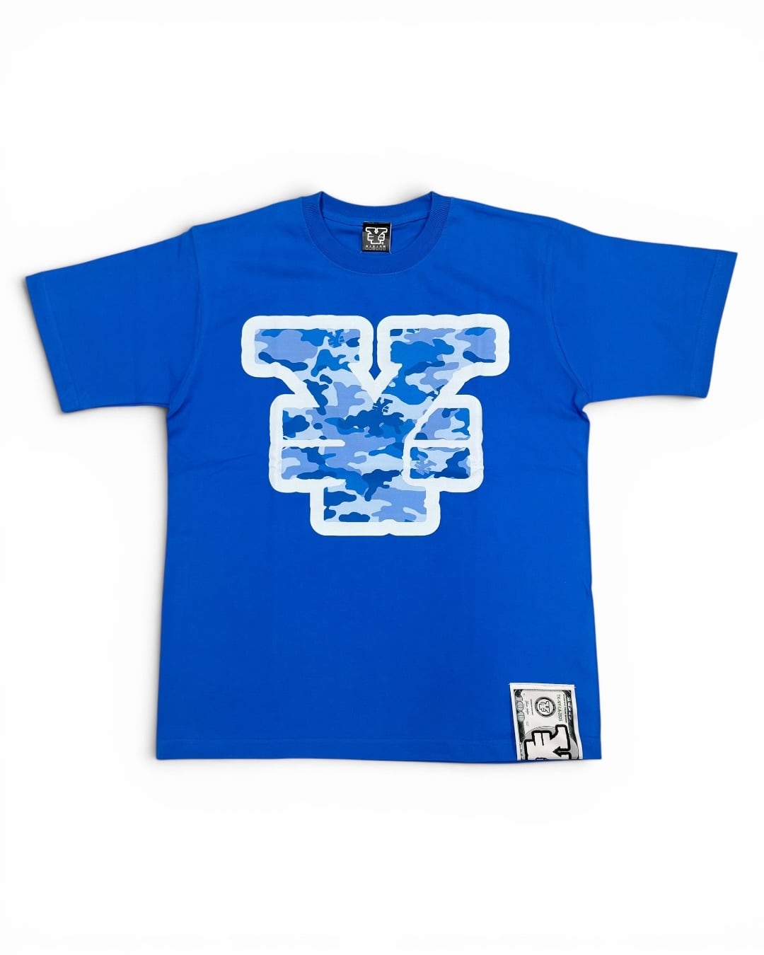 AM LOGO T-SHIRT BLUE | YAM®︎