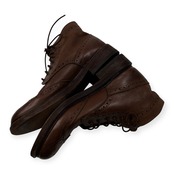 leather ウイングチップ レザー ブーツ サイズ 42 /ブラウン/本革/Goodyear Welted/約26.5cm~27.0cm程度