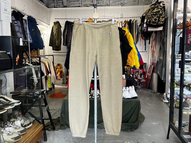 WTAPS × CHAMPION ACADEMY TROUSERS SWEAT PANT BEIGE XL 74195