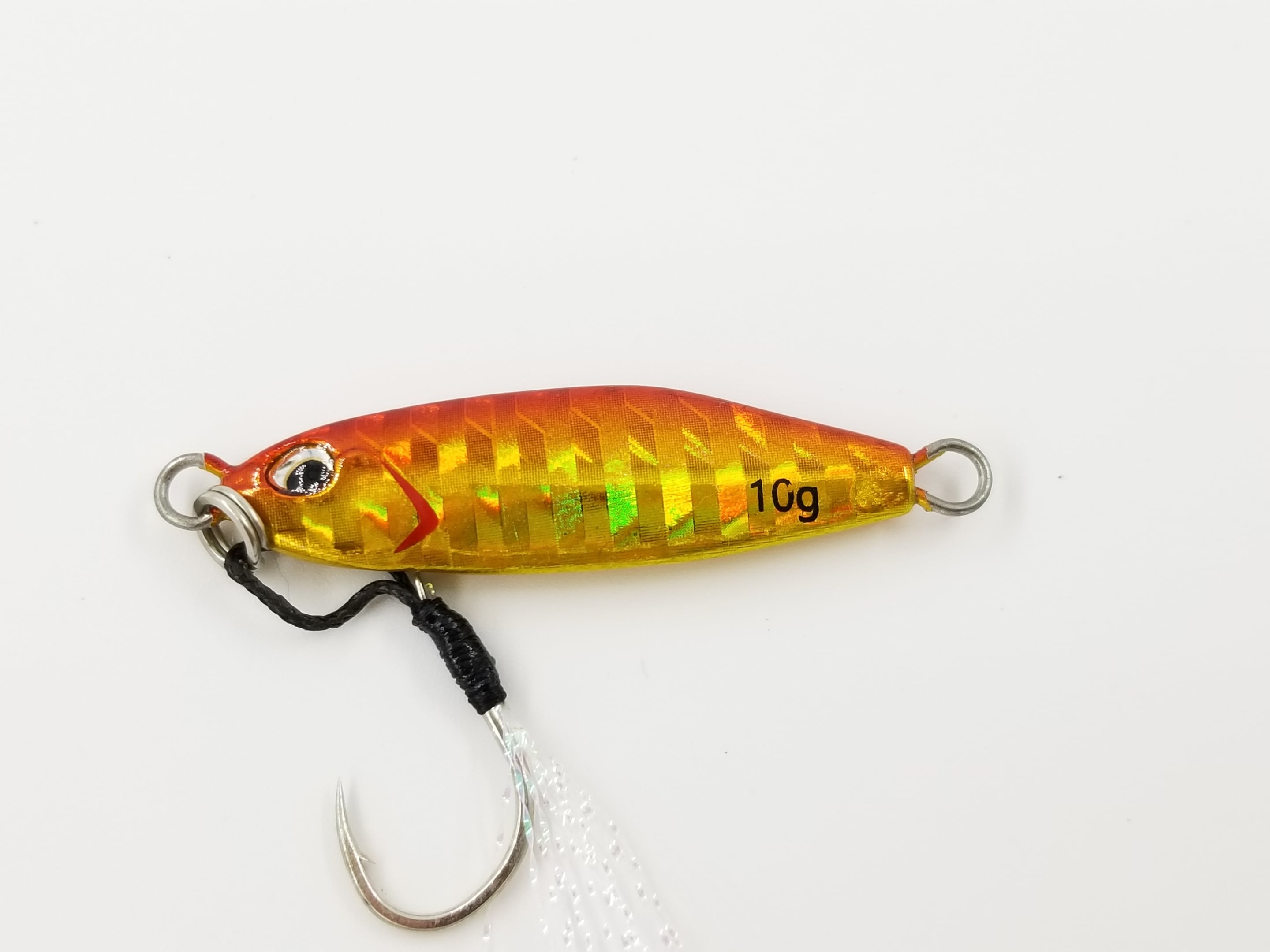 Allblue 10g メタルジグ 水平スライドフォールフラットボディー