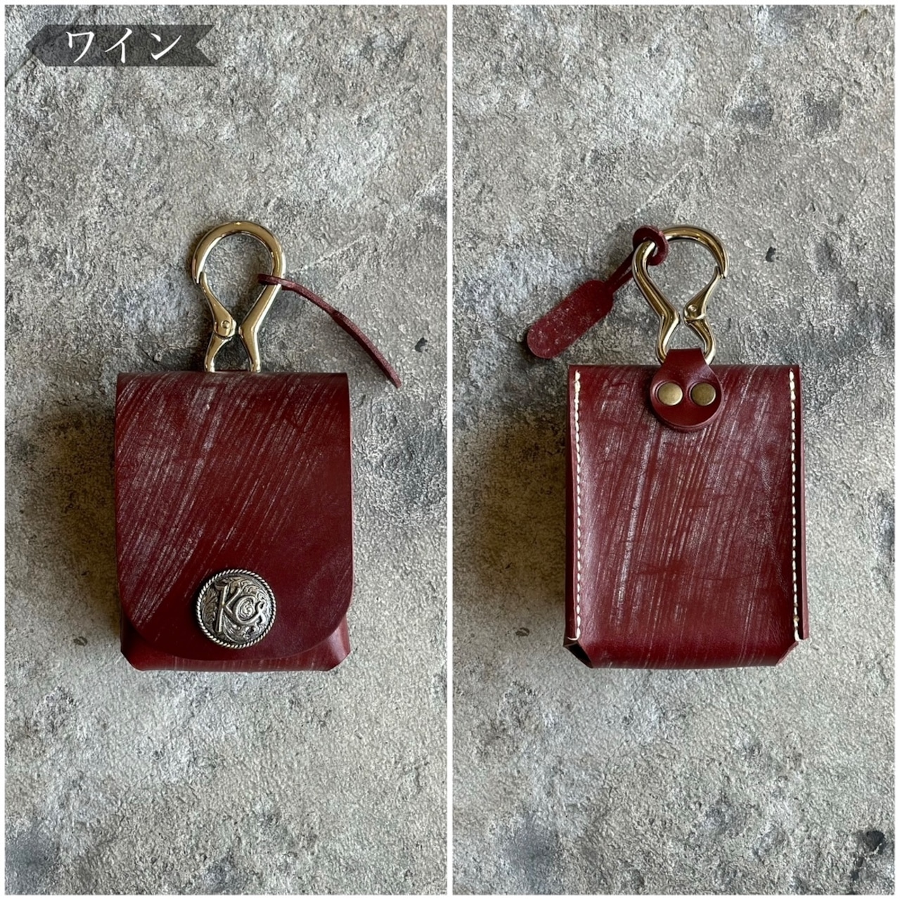 ポーチ MOKE ブライドルレザー