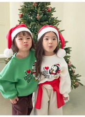 〖取寄〗韓国子供服 / 26winter / Little Hi / ウィンターペンギントレーナー / キッズ *XS~XL*
