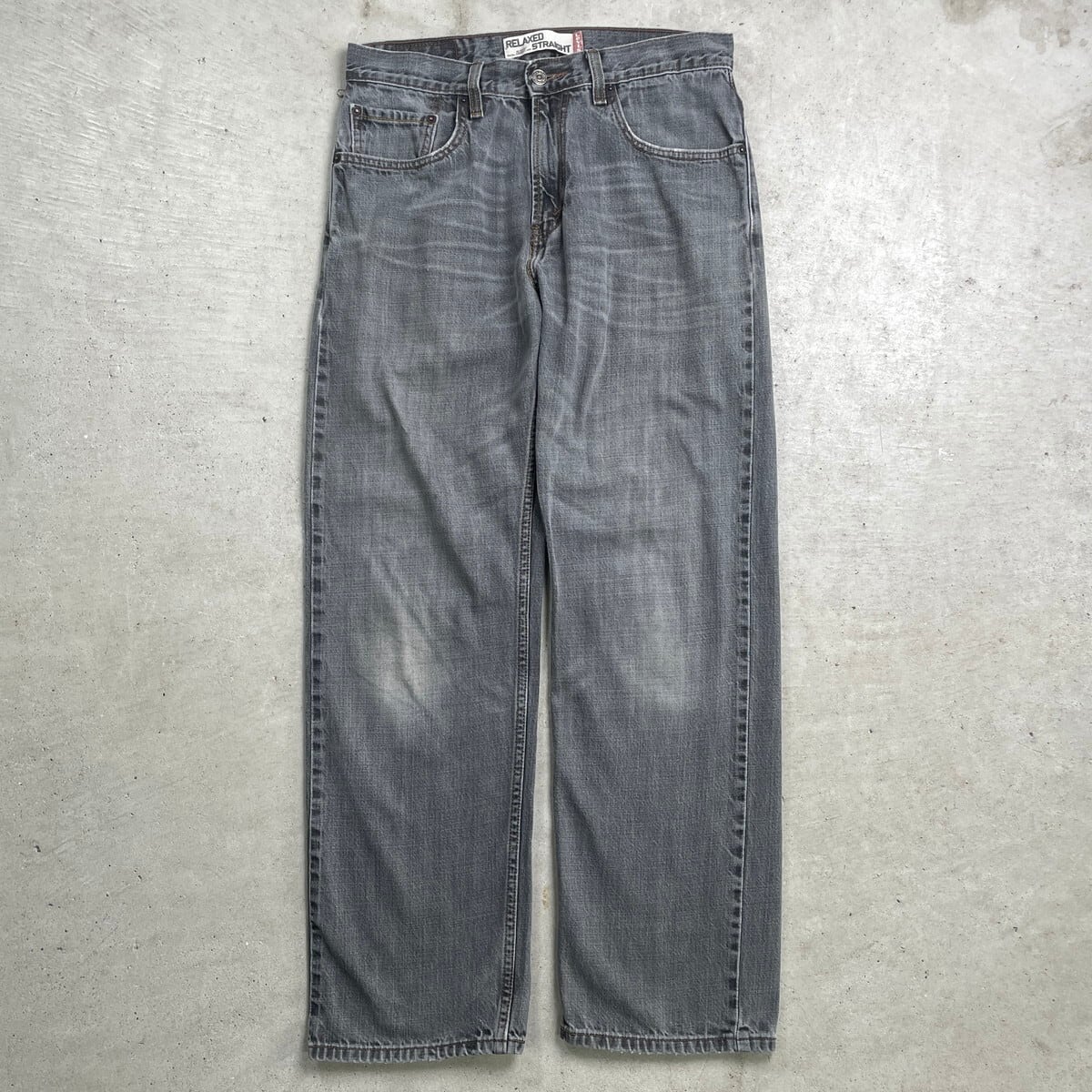 00年代 Levi's リーバイス 559 RELAXED STRAIGHT ブラックデニムパンツ