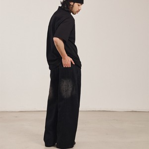 アークフロー・ワイドデニムパンツ N3602