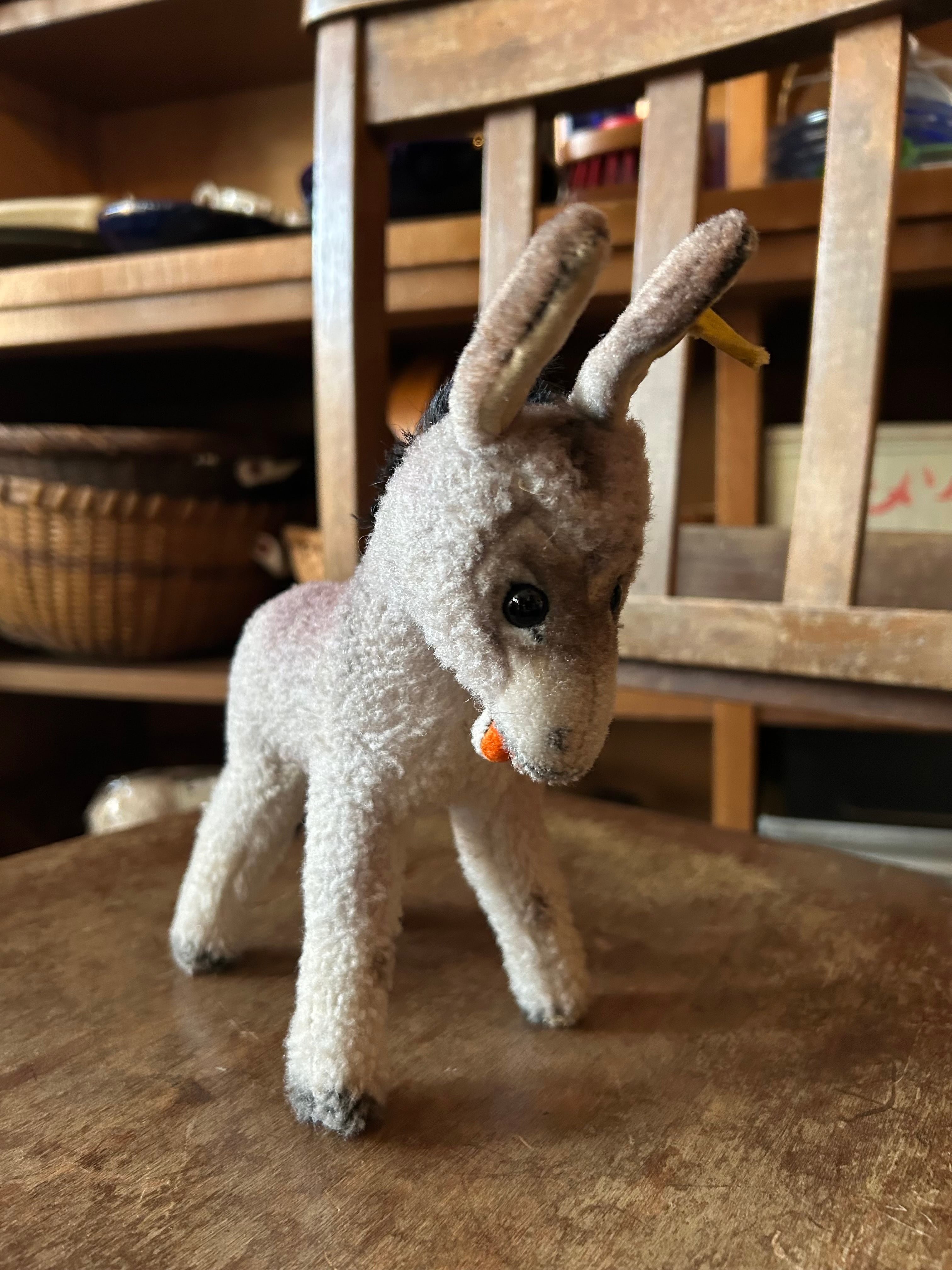 ドイツ製 ヴィンテージ Steiff シュタイフ ロバ Grissy グリッシー