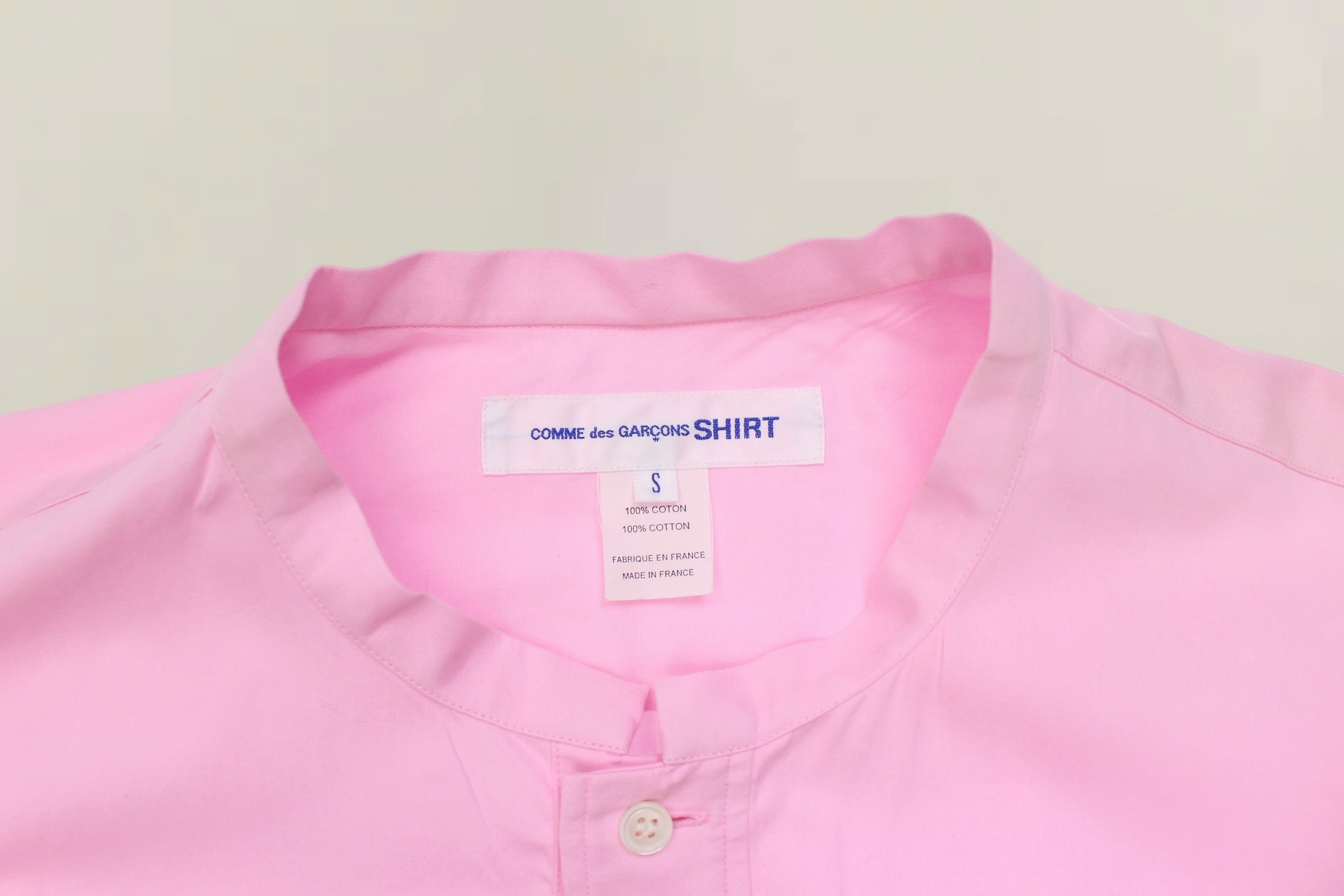 【新作】2026SS コムデギャルソンガール ポロシャツ　ピンク　S Deadstock COMME des GARCONS SHIRT 