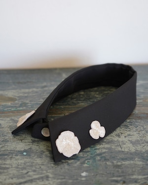 【限定カラー/ BK×シルバー】付衿FIORET