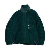 "90s Patagonia" made in usa zip up fleece green