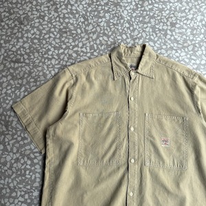 STUSSY / 90′s work shirt sizeL 白タグ
