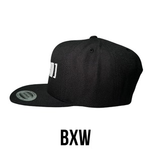 BXW「Logo Flat BB Cap Black B」