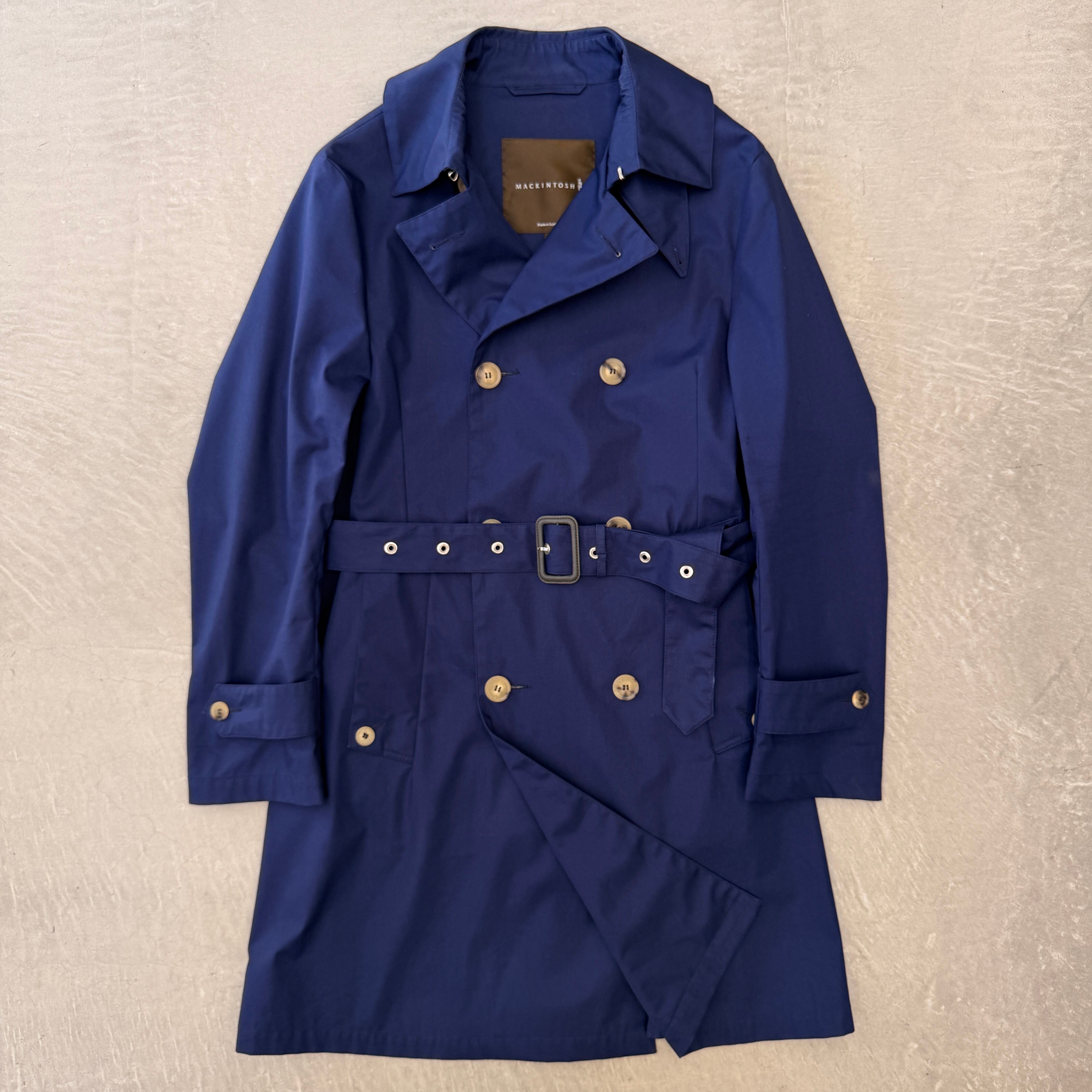 MACKINTOSH Cotton Coat Navy blue 38 | ASSET VINTAGE アセット