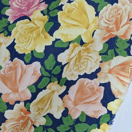 ◆輸入 リバティ LIBERTY タナローン Rosie’s Flowers Blue ロージーズフラワーズ ブルー 約130×50cm