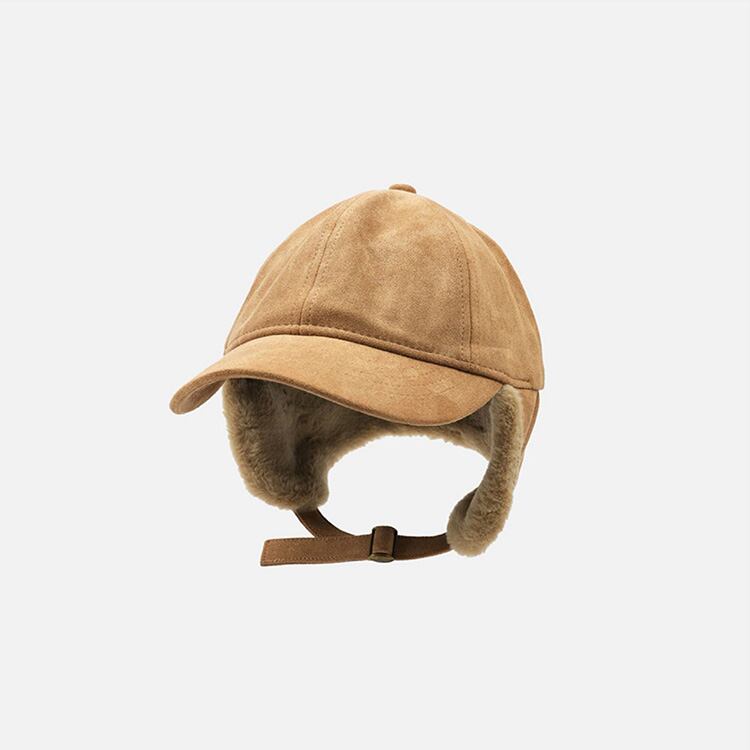 ★PLUS VELVET WINTER DUCK TAN HAT　　　A0400