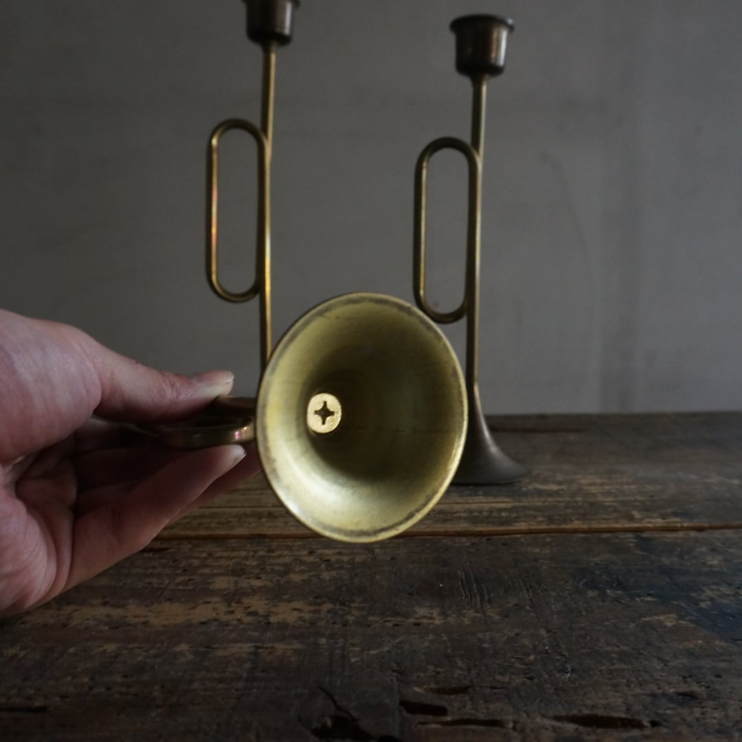 古いフランスのキャンドルスタンドセット