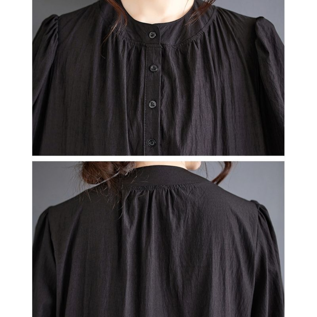 フラワー刺繍 Aライン ロングワンピース 00017