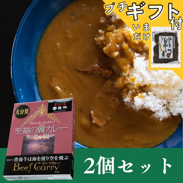 【大分豊後牛使用】至福の翼カレー×2個セット【送料無料】【ポスト投函】