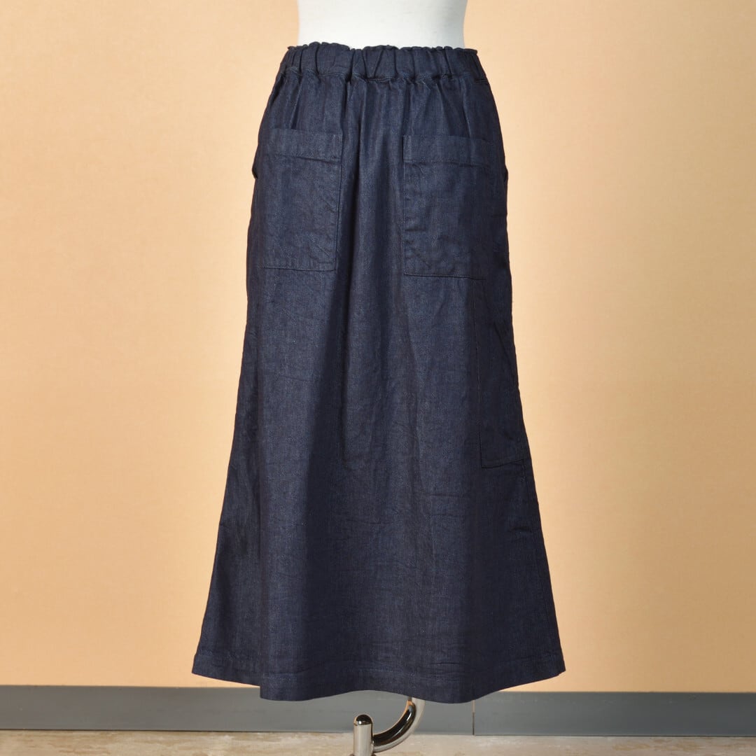 Sarahwear サラウエア ペインタースカート・インディゴデニム 【送料無料】