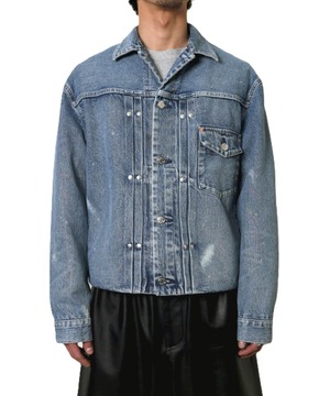 TANAKA / ST-45-BB  THE JEAN JACKET (BLEACH BLUE)