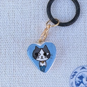 北千住専門お土産屋さん 　オリジナル目印チャームあさひくんハート
