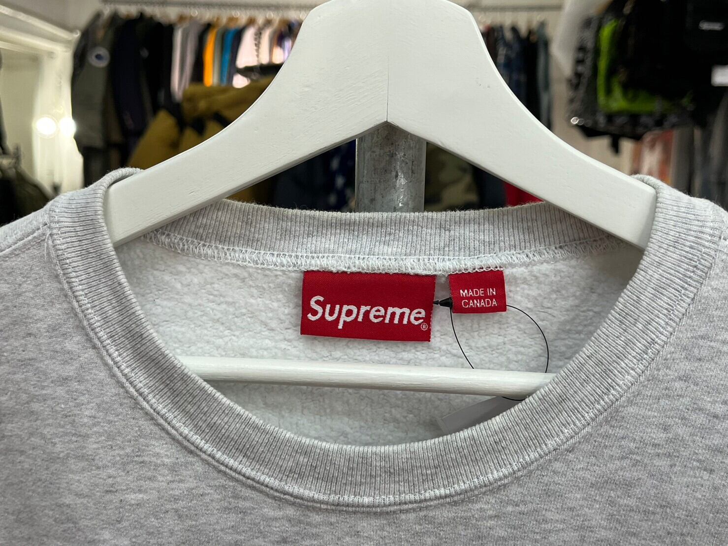 Supreme DICE CREWNECK GREY SMALL 62535 | BRAND BUYERS OSAKA