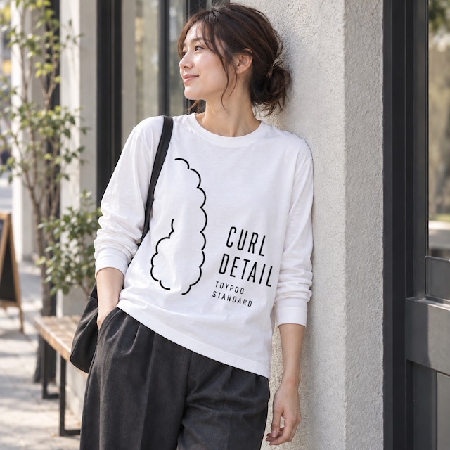 CURL DETAIL|長袖Tシャツ