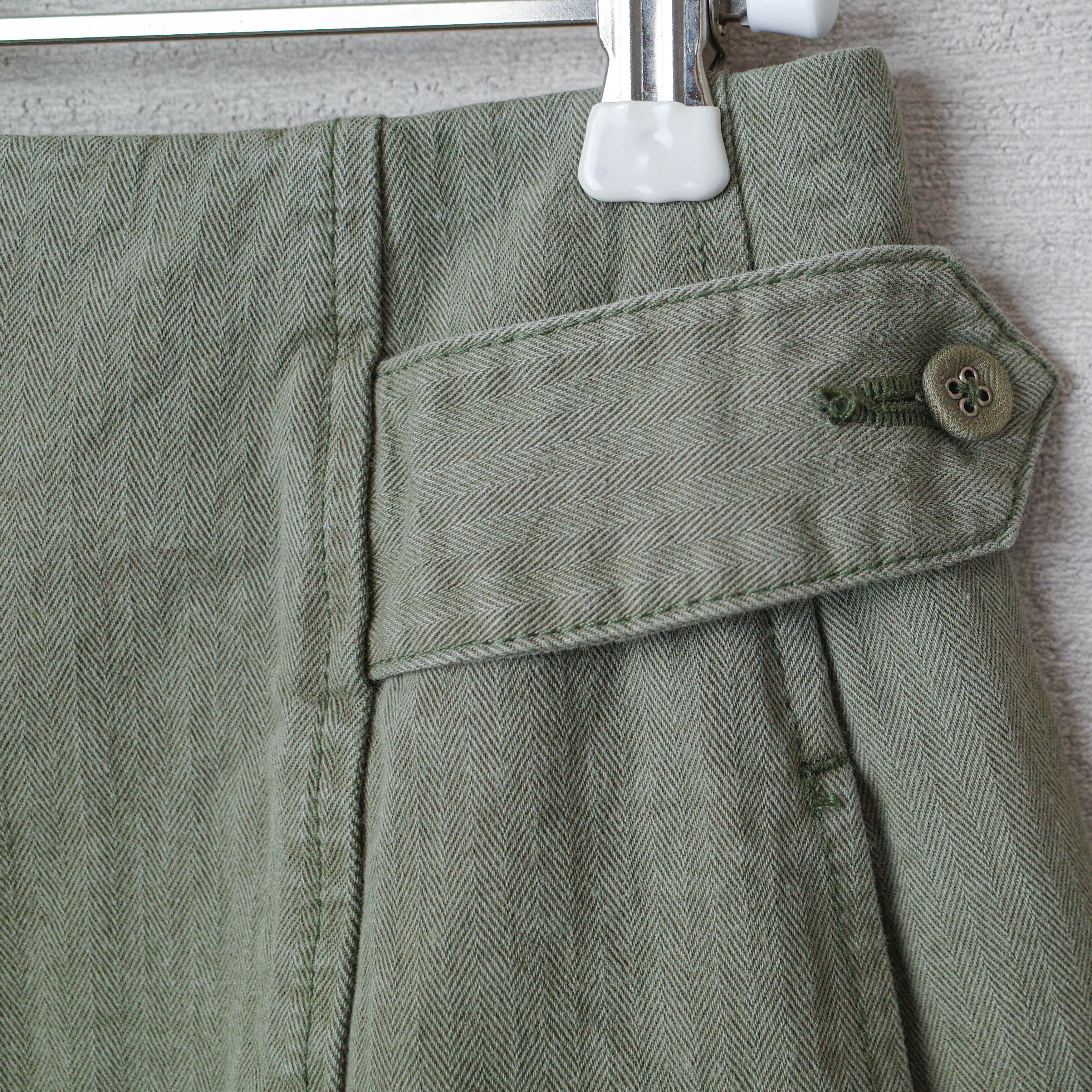 [NEW] BLACK by MOUSSY	JAPAN MADE HERRINGBONE PENCIL SKIRT KHAKI　070BA311-0030