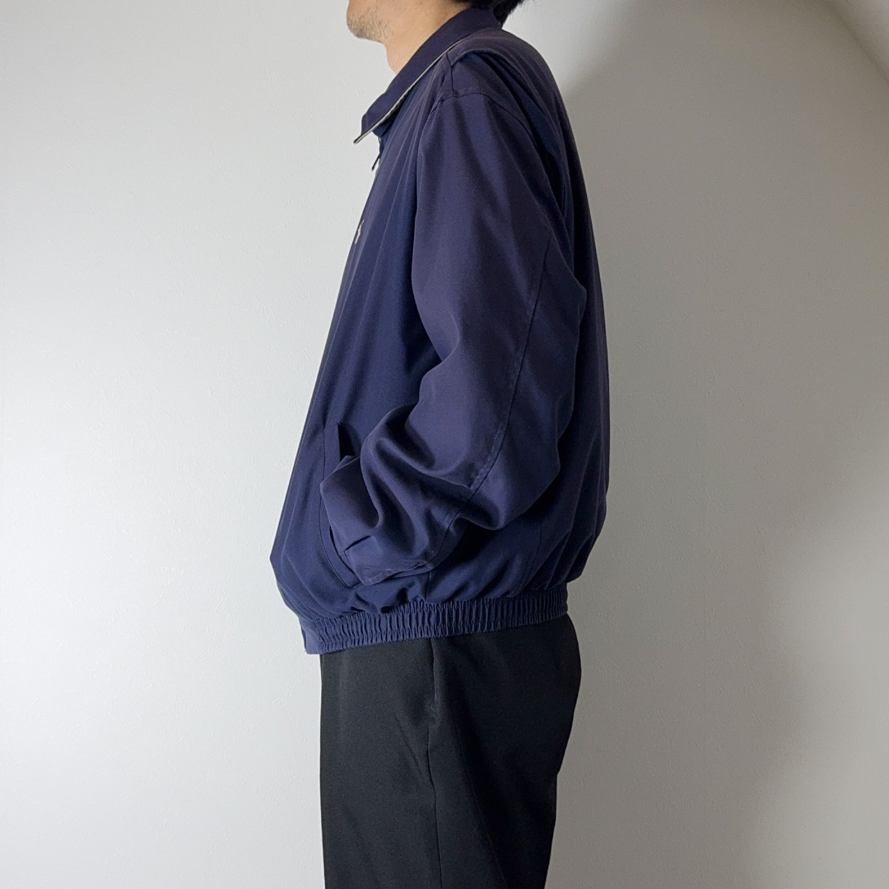 Polo by Ralph Lauren Harrington jacket "fade navy purple" L 古着 - 20