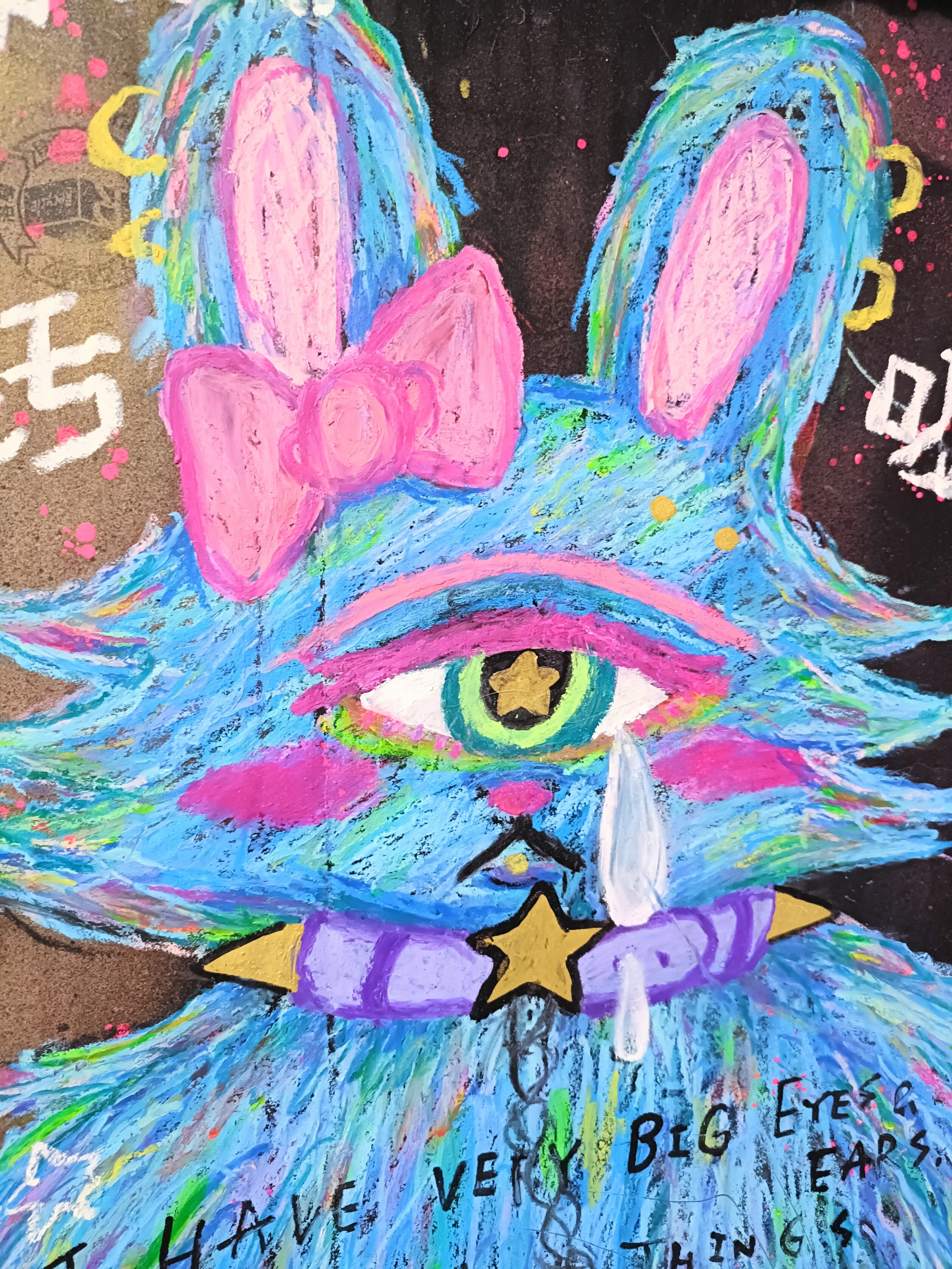 【一点物】SADNESS-嘆きのうさぎ-【A3/現代アート/イラスト】 SADNESS-嘆きのうさぎ-【A3サイズ】 | Icono-Eye:Chikaオフィシャル