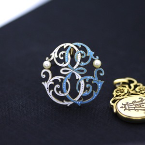 Renaissance Revival, enamel & gold brooch pendant　ルネサンス　リバイバル、エナメル＆ゴールド　ブローチ・ペンダント