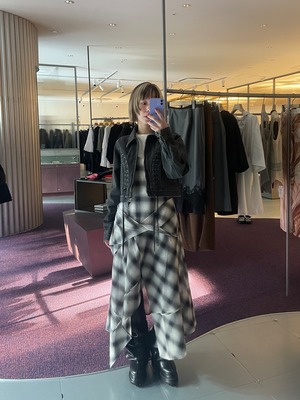 【26SS】Feng Chen Wang フェンチェンワン / knotted strap dress / キャミソールワンピース