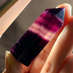 p140.濃いパープルフローライト ポイント