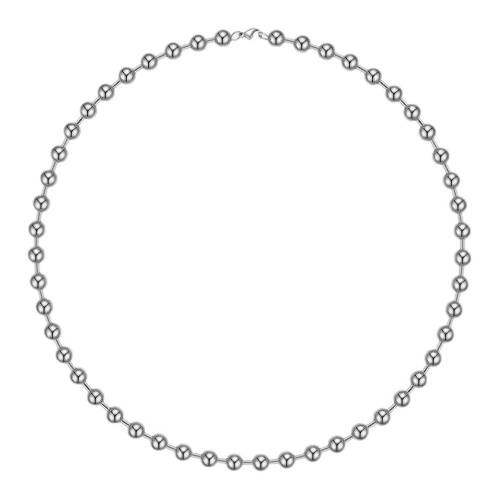 BALL CHAIN NECKLACE（SILVER）