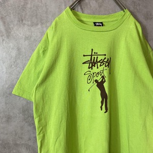 STUSSY 00s golf design T-shirt size M 配送A