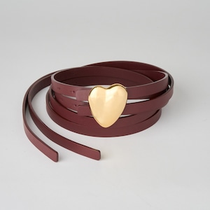 BELT HEART W13  GOLD