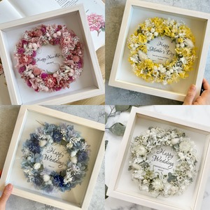 【文字入れ・選べるカラー】Ｌサイズフレームリース