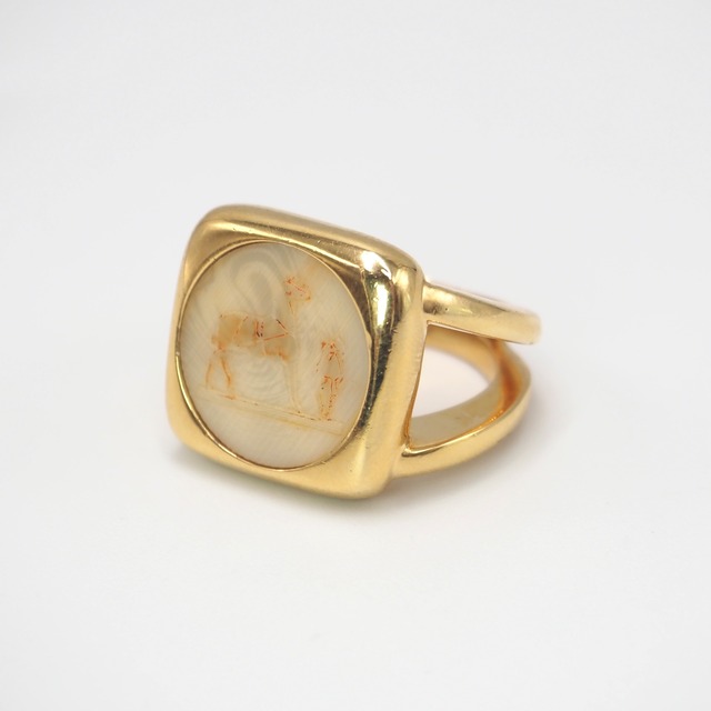 HERMES 約10号 コロゾ リング  GP ゴールド エルメス